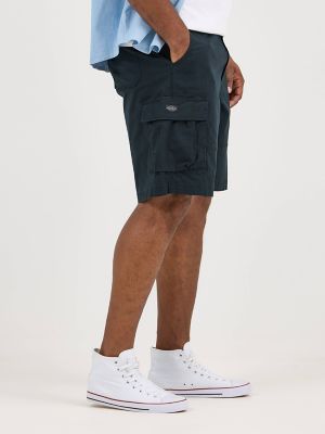 Men's Extreme Motion Carolina Ripstop Cargo Short (Big & Tall) in Black