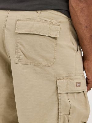 Men's Extreme Motion Carolina Ripstop Cargo Short (Big & Tall) in Kansas City Khaki alternative view 4