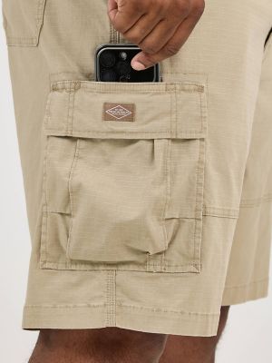 Men's Extreme Motion Carolina Ripstop Cargo Short (Big & Tall) in Kansas City Khaki alternative view 5
