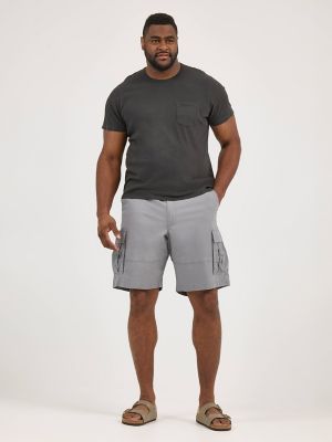 Mens Extreme Motion Carolina Ripstop Cargo Short:Gray:44 main view