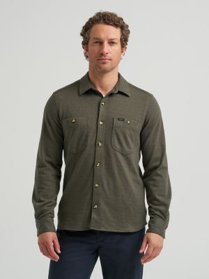 Men's Brushed Knit Shop Shirt