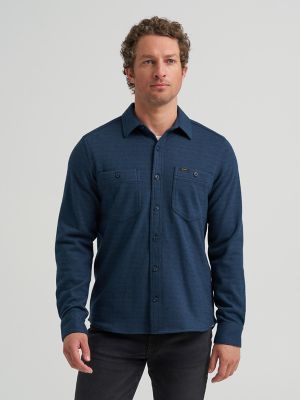 Men's Brushed Knit Shop Shirt