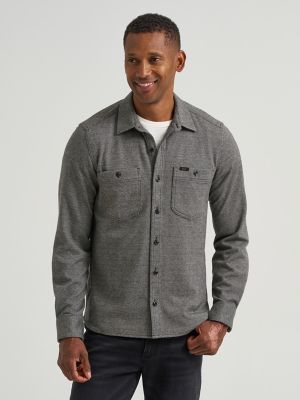 Men's Brushed Knit Shop Shirt