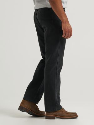 Men's Legendary Relaxed Fit Flannel and Fleece Lined Jean in Black alternative view 3