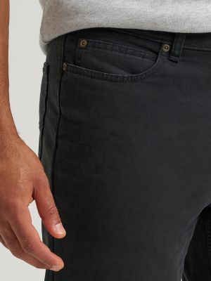 Men's Legendary Relaxed Fit Flannel and Fleece Lined Jean in Black alternative view 6