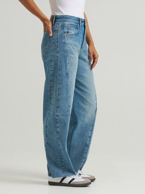 Women's Low Slung Barrel Rider™ Jean in Memory Trip alternative view 4