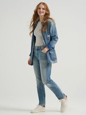 Women's Slim Straight Rider&trade; Jean in Distressed Light Daze DX