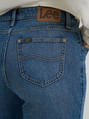 Women's Legendary Relaxed Straight Jean in Indigo Quilt alternative view 4