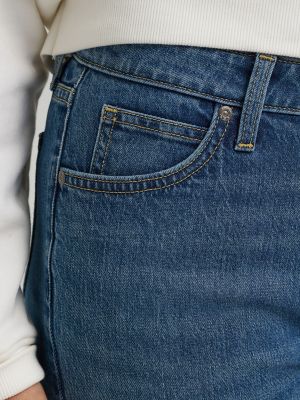 Women's Legendary Relaxed Straight Jean in Indigo Quilt alternative view 5