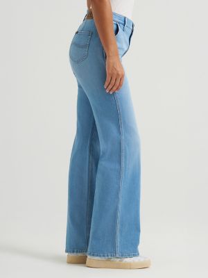 Women's Legendary High Rise A-Line Jean in Light Theory alternative view 3