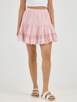 Women's Eyelet Skirt