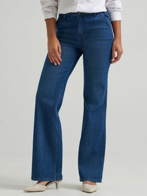 Women's Legendary High Rise A-Line Jean in Shady Boots alternative view
