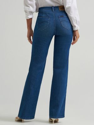 Women's Legendary High Rise A-Line Jean in Shady Boots alternative view 2
