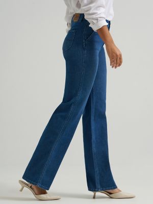 Women's Legendary High Rise A-Line Jean in Shady Boots alternative view 3