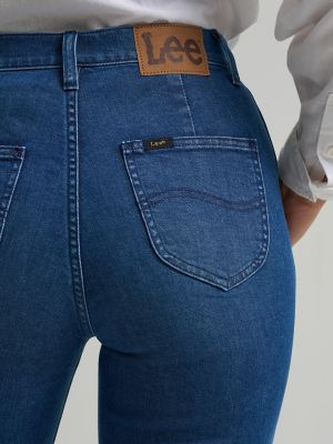 Women's Legendary High Rise A-Line Jean in Shady Boots alternative view 4