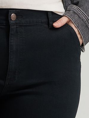 Women's Legendary High Rise A-Line Jean (Plus) in Hidden Depths