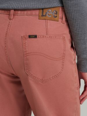 Women's Patch Pocket Slouch Pant in Dusty Rose