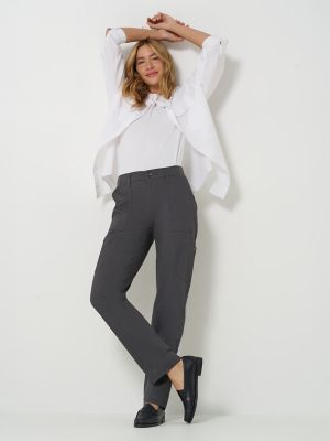 Ultra Lux Comfort Flex-to-Go Loose Utility Pant:Static Gray:6:M alternative view 7