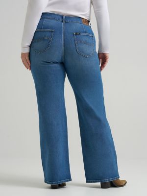 Women's Legendary High Rise A-Line Jean (Plus) in Winter Dew alternative view 2