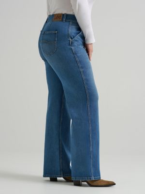 Women's Legendary High Rise A-Line Jean (Plus) in Winter Dew alternative view 3