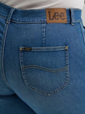 Women's Legendary High Rise A-Line Jean (Plus) in Winter Dew alternative view 4