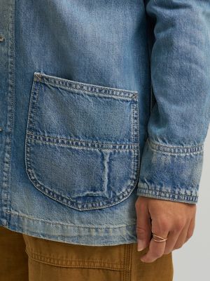 Women's Denim Utility Chore Jacket