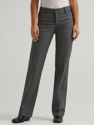 Women's Ultra Lux Comfort with Flex Motion Trouser Pant in Static Gray alternative view