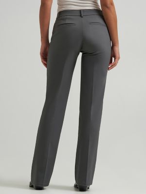 Women's Ultra Lux Comfort with Flex Motion Trouser Pant in Static Gray alternative view 2