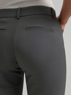 Women's Ultra Lux Comfort with Flex Motion Trouser Pant in Static Gray alternative view 4