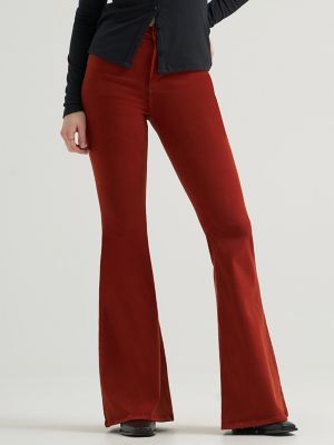Women's High Rise Ever Fit® Flare Jean in Red Clay alternative view