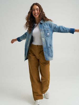 Women's High Rise Loose Utility Pant in Glazed Ginger