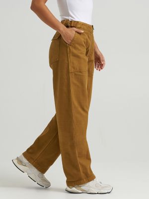 Women's High Rise Loose Utility Pant in Glazed Ginger