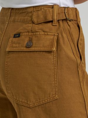 Women's High Rise Loose Utility Pant in Glazed Ginger