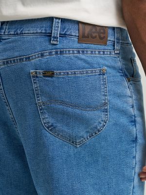 Men's Legendary Relaxed Straight Fleece Lined Jean (Big & Tall) in Coast alternative view 6