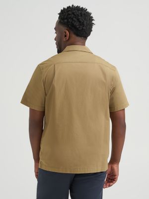 Men's Short Sleeve Relaxed Fit Button Down Workshirt