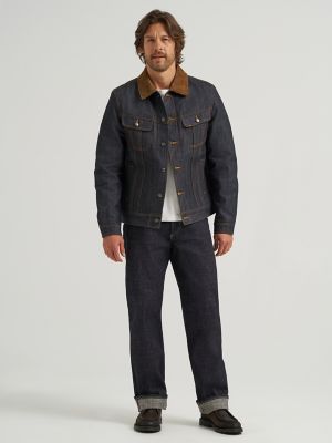 Men's Lee 101 R Relaxed Straight Jean in Dry Heavyweight Selvedge alternative view