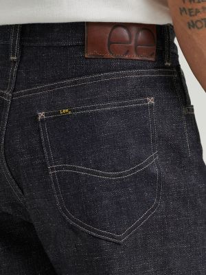 Men's Lee 101 R Relaxed Straight Jean in Dry Heavyweight Selvedge alternative view 5