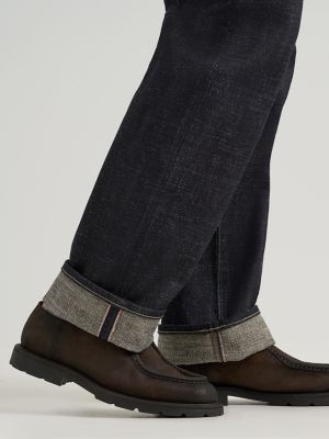 Men's Lee 101 R Relaxed Straight Jean in Dry Heavyweight Selvedge alternative view 7