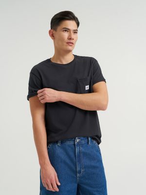 Men's Workwear Pocket Tee in Black