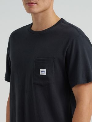 Men's Workwear Pocket Tee in Black