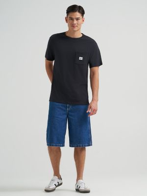Men's Workwear Pocket Tee in Black