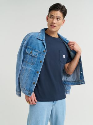 Men's Workwear Pocket Tee in Rebel Navy alternative view 2