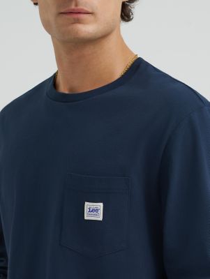 Men's Long Sleeve Workwear Pocket Tee | The Tee Shop | Lee®