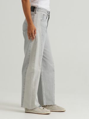 Women's 100% Cotton Low Slung Barrel Rider™ Jean in Dusk Gray alternative view 4