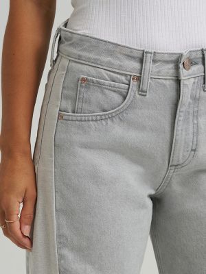 Women's 100% Cotton Low Slung Barrel Rider™ Jean in Dusk Gray alternative view 6