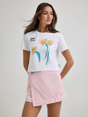 Women's Lee® x Ruohan Wang Crop Flower Tee