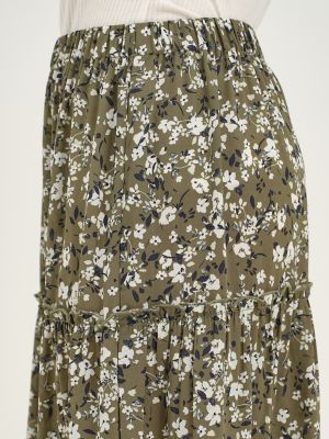 Women's Long Tiered Floral Skirt | SALE | Lee® | Shipping to
