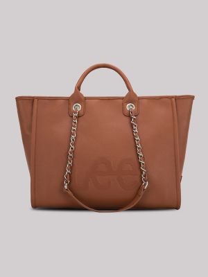 Women's Embossed Logo Tote