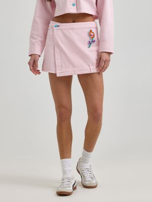 Women's Lee® x Ruohan Wang Skort in Light Pink alternative view 2