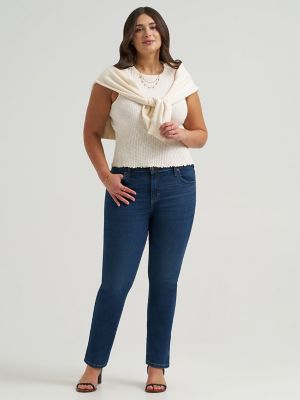 Women's Legendary High Rise Slim Straight Jean in Missed Signal